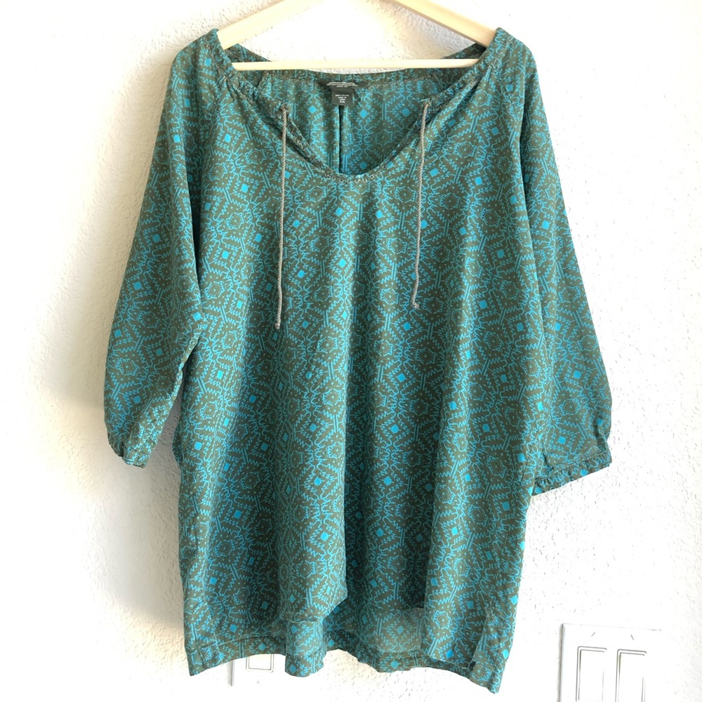 2X Eddie Bauer Womens Peasant Top